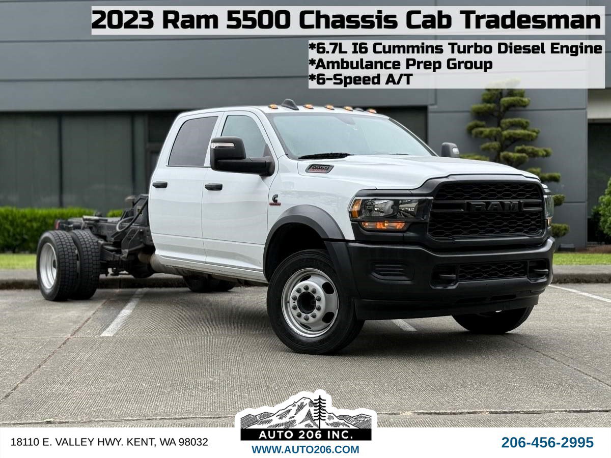Used 2023 RAM 5500 Tradesman w/ Ambulance Prep Group AWD/4WD image 1