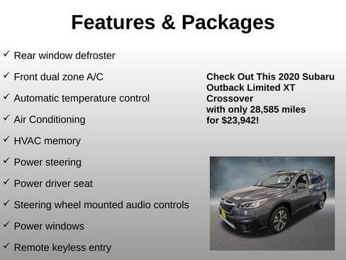 Used 2020 Subaru Outback Limited XT image 13