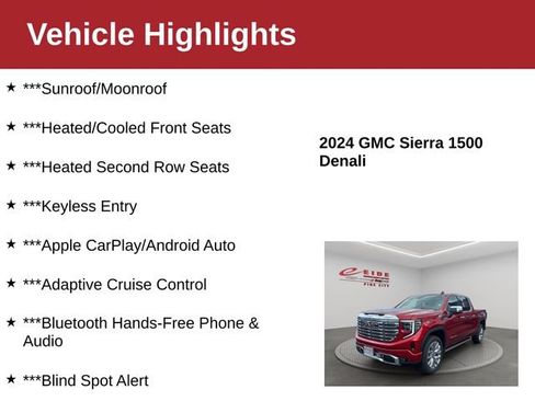 Used 2024 GMC Sierra 1500 Denali w/ Denali Reserve Package AWD/4WD image 4