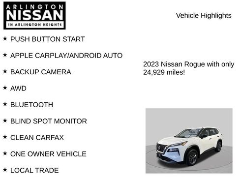 Used 2023 Nissan Rogue S AWD/4WD image 7
