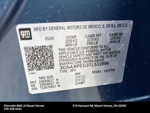 New 2026 Chevrolet Equinox LT w/ LPO, Floor Liner Package AWD/4WD image 28