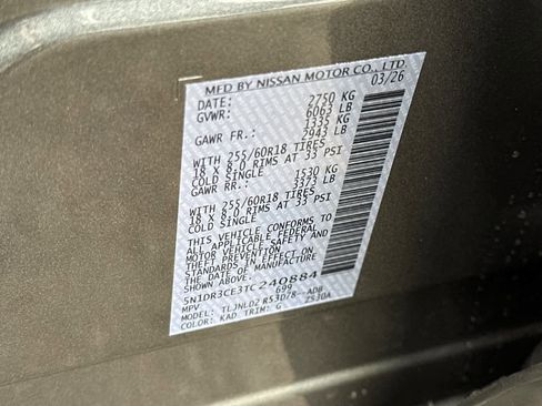 New 2026 Nissan Pathfinder SL AWD/4WD image 27