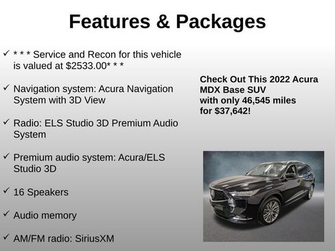 Used 2022 Acura MDX SH-AWD w/ Advance Package image 8