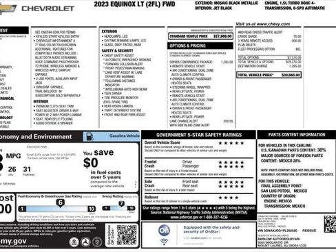 Used 2023 Chevrolet Equinox LT w/ Driver Convenience Package image 4