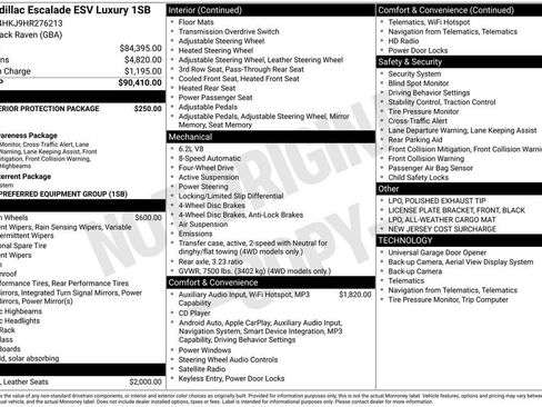 Used 2017 Cadillac Escalade ESV Luxury image 13