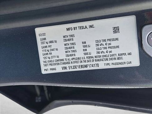 Used 2022 Tesla Model 3 Long Range AWD/4WD image 15