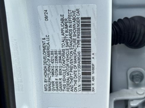 Certified 2024 Honda Accord EX image 22