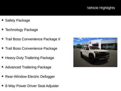 Used 2023 Chevrolet Colorado Trail Boss w/ Technology Package image 2