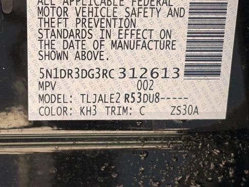 Used 2024 Nissan Pathfinder Platinum w/ Cargo Package FWD image 39