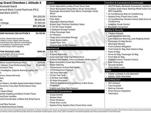 New 2025 Jeep Grand Cherokee L Altitude image 6