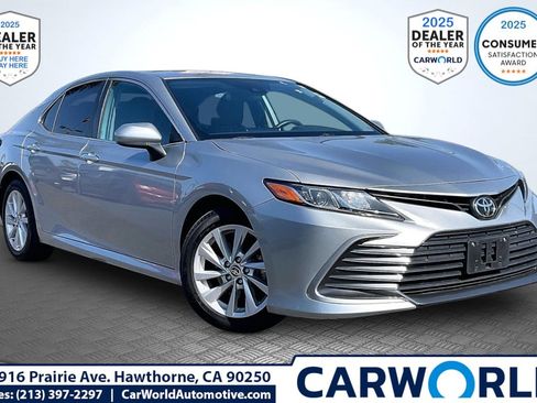 Used 2021 Toyota Camry LE FWD image 1