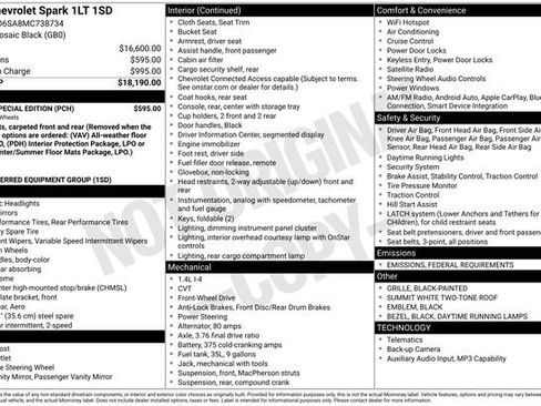 Used 2021 Chevrolet Spark LT w/ Spark Special Edition image 37