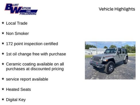 Used 2021 Jeep Wrangler Unlimited Rubicon w/ Uconnect 4C Nav & Sound Group AWD/4WD image 9