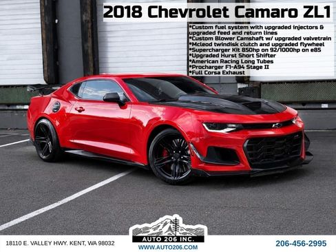 Used 2018 Chevrolet Camaro ZL1 RWD image 1