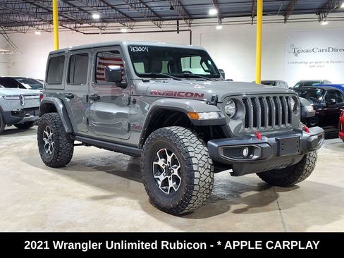 Used 2021 Jeep Wrangler Unlimited Rubicon w/ Cold Weather Group AWD/4WD image 3