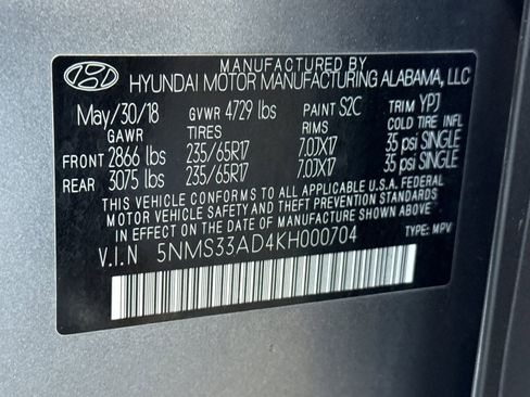 Used 2019 Hyundai Santa Fe SEL image 27