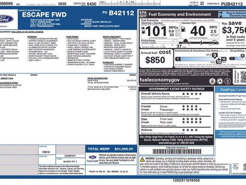 Used 2023 Ford Escape SE image 4