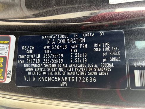 New 2026 Kia Carnival EX FWD image 27