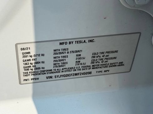 Used 2021 Tesla Model Y Performance AWD/4WD image 35