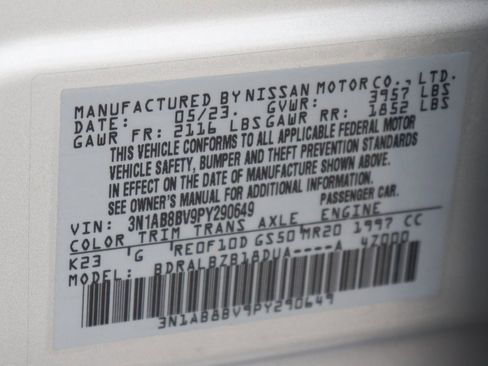 Used 2023 Nissan Sentra S image 37