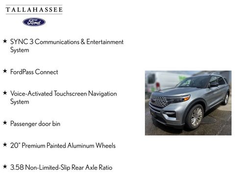 Used 2022 Ford Explorer Limited w/ Equipment Group 301A RWD image 16