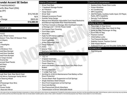 Used 2016 Hyundai Accent SE image 30