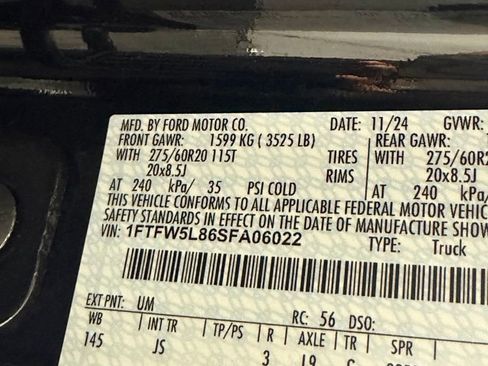 Used 2025 Ford F150 Lariat w/ Equipment Group 501A Mid AWD/4WD image 37