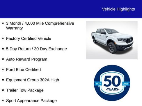 Used 2023 Ford Ranger XLT w/ Equipment Group 302A High AWD/4WD image 5