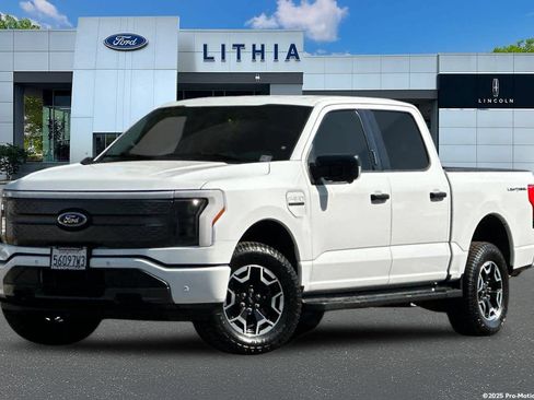 Certified 2023 Ford F150 Lightning XLT w/ Max Trailer Tow Package AWD/4WD image 1