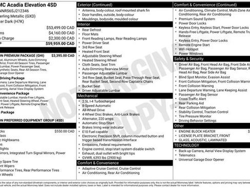 Used 2025 GMC Acadia Elevation w/ Elevation Premium Package image 20