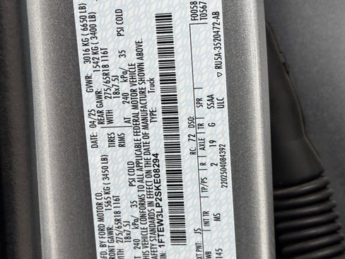 Used 2025 Ford F150 XLT w/ Equipment Group 301A Standard image 33