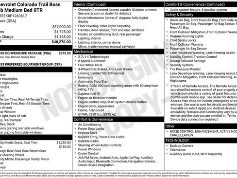 Used 2023 Chevrolet Colorado Trail Boss image 34