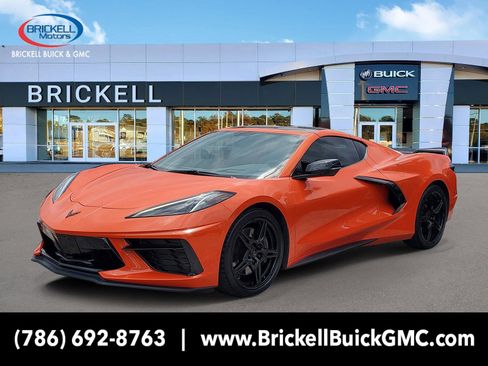 Used 2021 Chevrolet Corvette Stingray Preferred Cpe w/ Z51 Performance Package RWD image 1