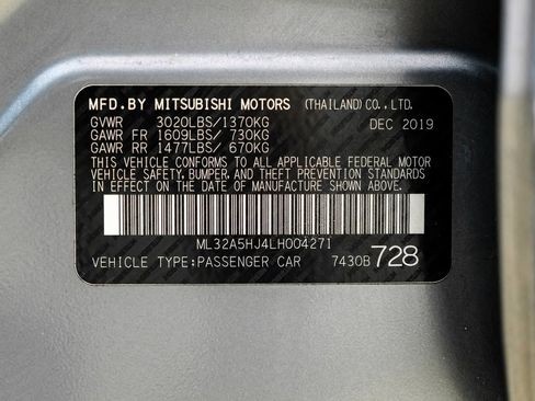 Used 2020 Mitsubishi Mirage GT image 63