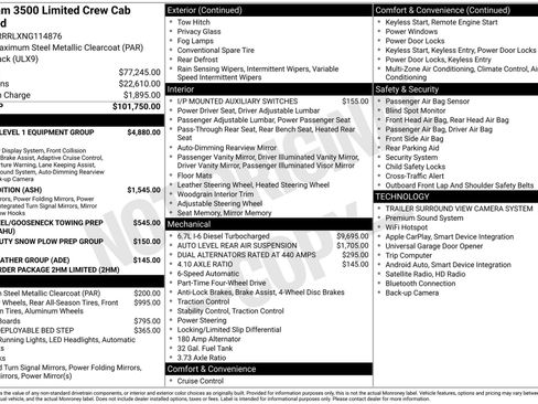 Used 2022 RAM 3500 Limited AWD/4WD image 1