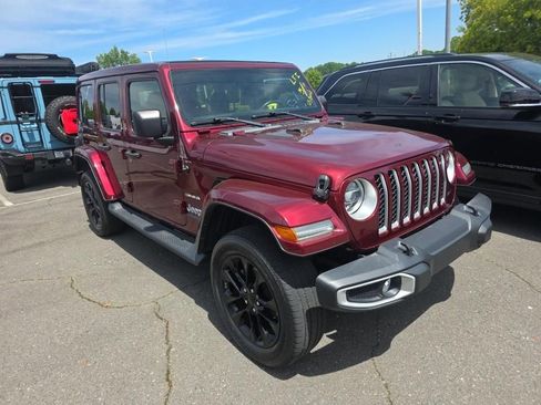 Used 2021 Jeep Wrangler Unlimited Sahara w/ Cold Weather Group AWD/4WD image 1