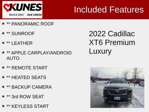 Used 2022 Cadillac XT6 Premium Luxury image 2
