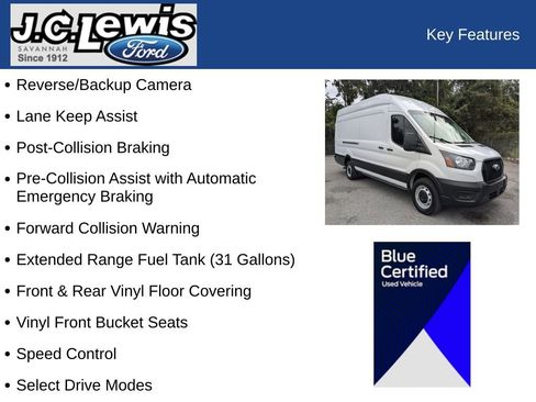 Certified 2024 Ford Transit 350 148 High Roof Extended w/ Load Area Protection Package image 25