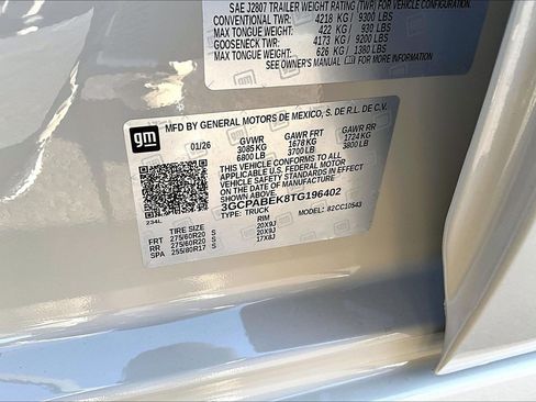 New 2026 Chevrolet Silverado 1500 Custom image 13