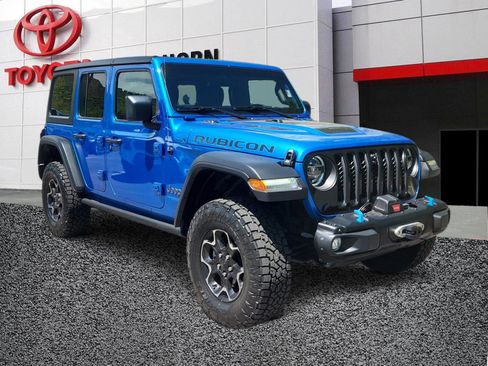 Used 2021 Jeep Wrangler Unlimited Rubicon 4xe w/ Steel Bumper Group AWD/4WD image 1