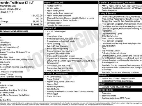 Used 2023 Chevrolet TrailBlazer LT image 3