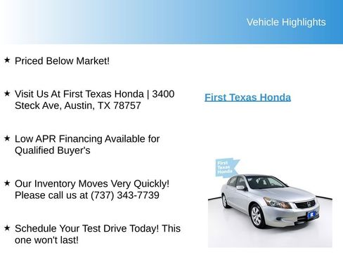 Used 2008 Honda Accord EX image 9