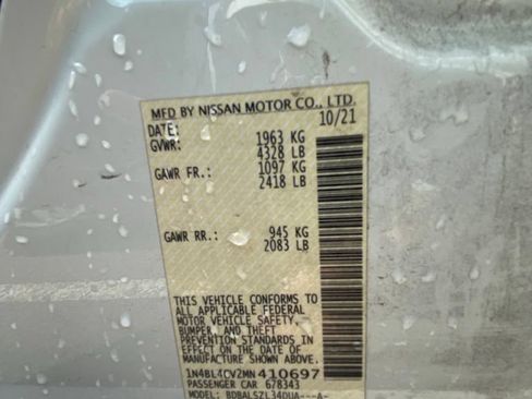 Used 2021 Nissan Altima 2.5 SR FWD image 30