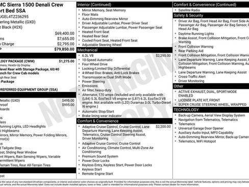 New 2026 GMC Sierra 1500 Denali w/ Technology Package image 8