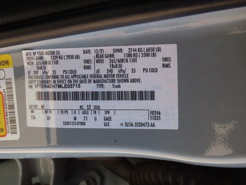 Used 2021 Ford Ranger XL w/ Equipment Group 101A High image 30