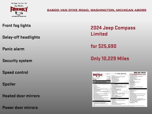 Used 2024 Jeep Compass Limited AWD/4WD image 7