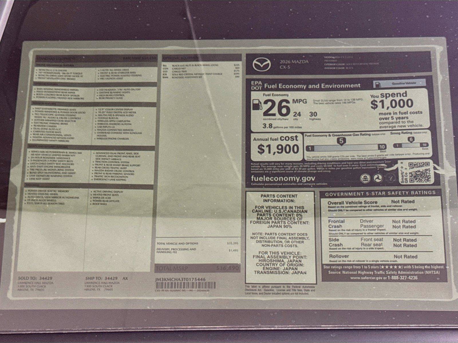 New 2026 MAZDA CX-5 Preferred AWD/4WD image 20