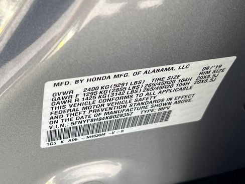 Used 2019 Honda Passport Touring image 30