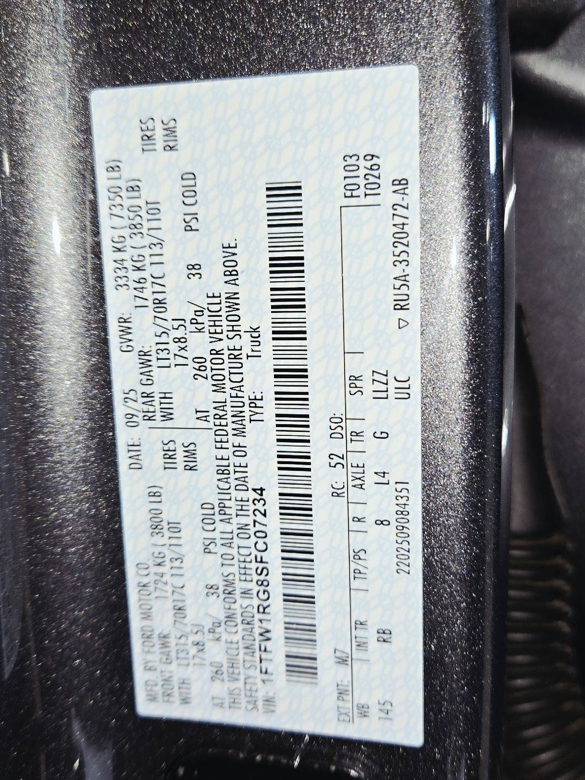 Certified 2025 Ford F150 Raptor AWD/4WD image 88