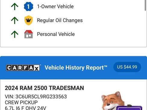 Used 2024 RAM 2500 Tradesman w/ Chrome Appearance Group image 4